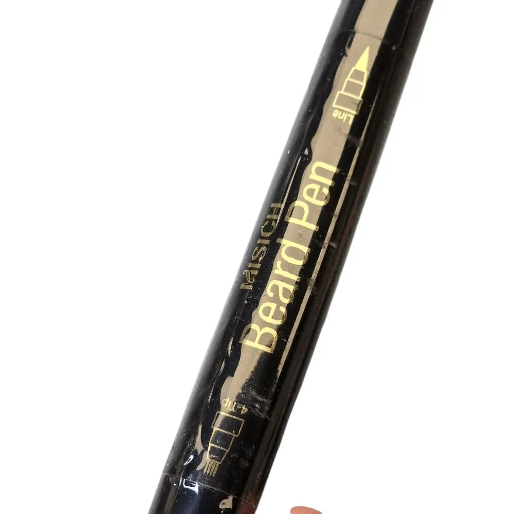 New Misich Men's Beard Pen Brush Grooming Set Black